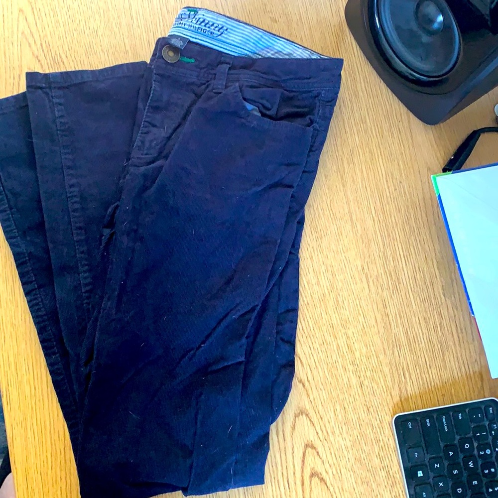 Tommy Hilfiger navy corduroy pants 🔻